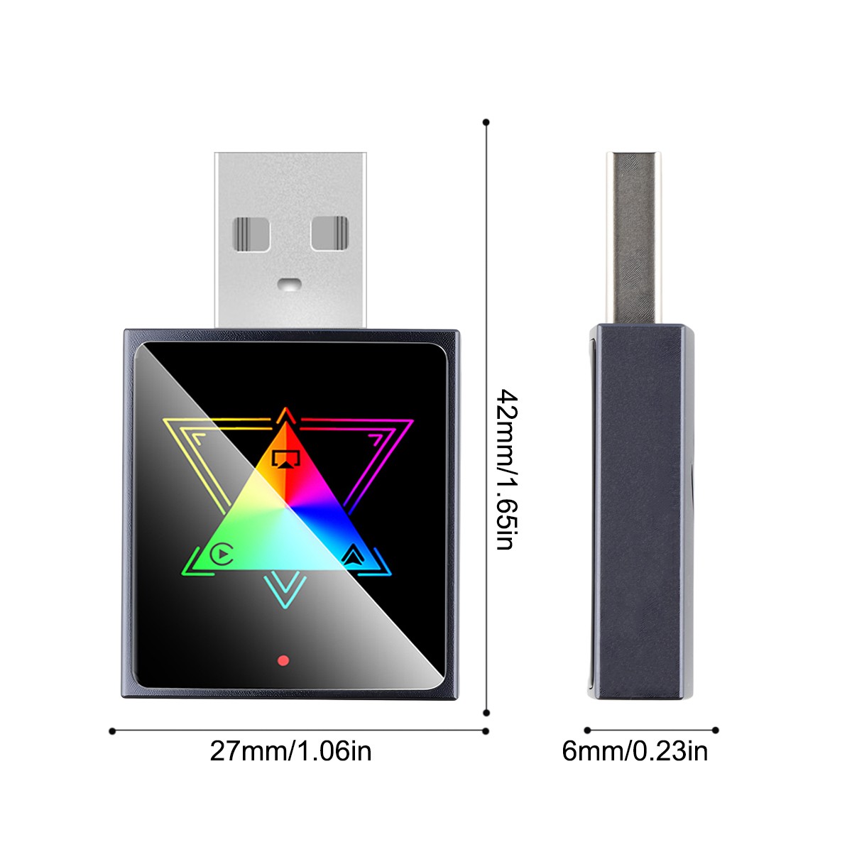4-in-1 Wireless Adapter for Apple CarPlay Android Auto AirPlay MirrorLink A+