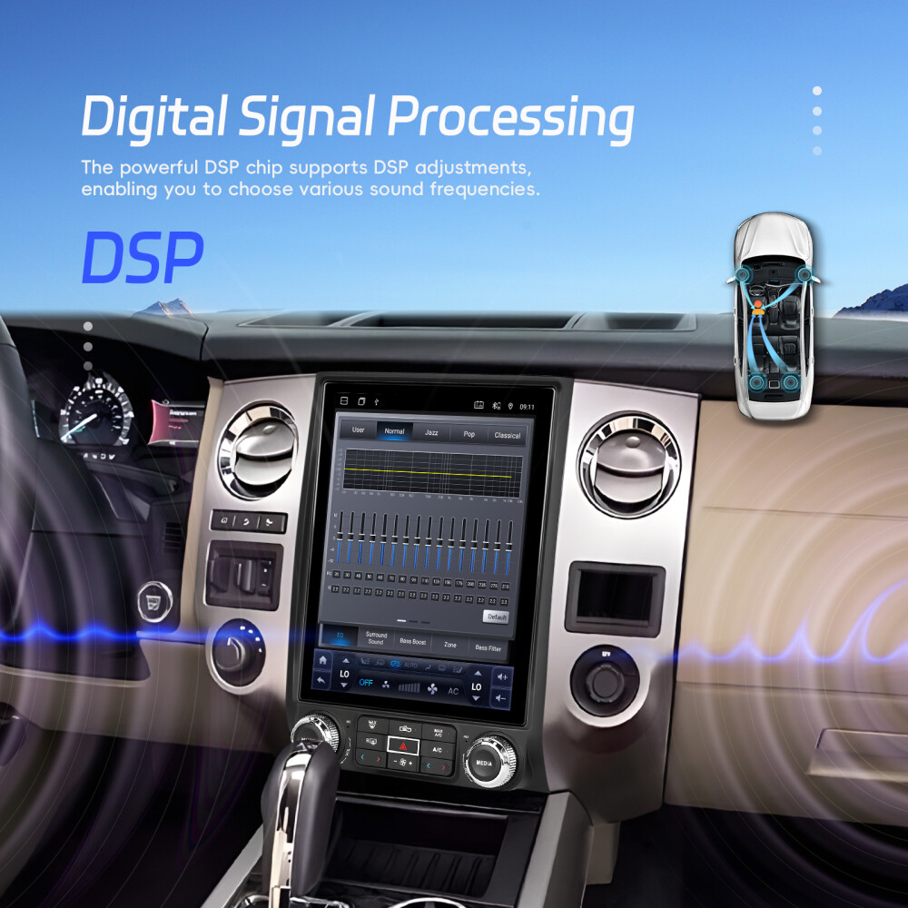 For Ford Expedition 2015-2017 Android 13.0 Carplay Car Stereo Radio 8Core 4+64GB