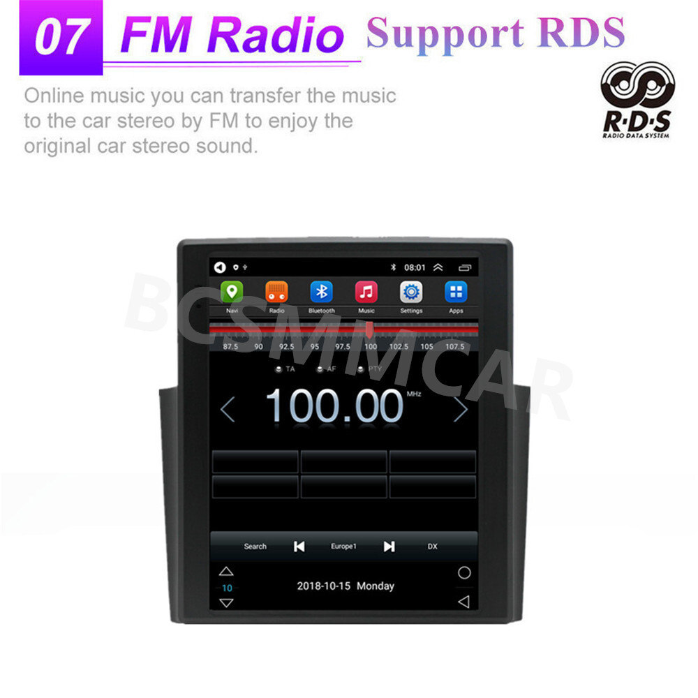 Bluetooth Car Stereo Radio MP5 Player Touch Screen FM WiFi GPS Navi Mirror Link