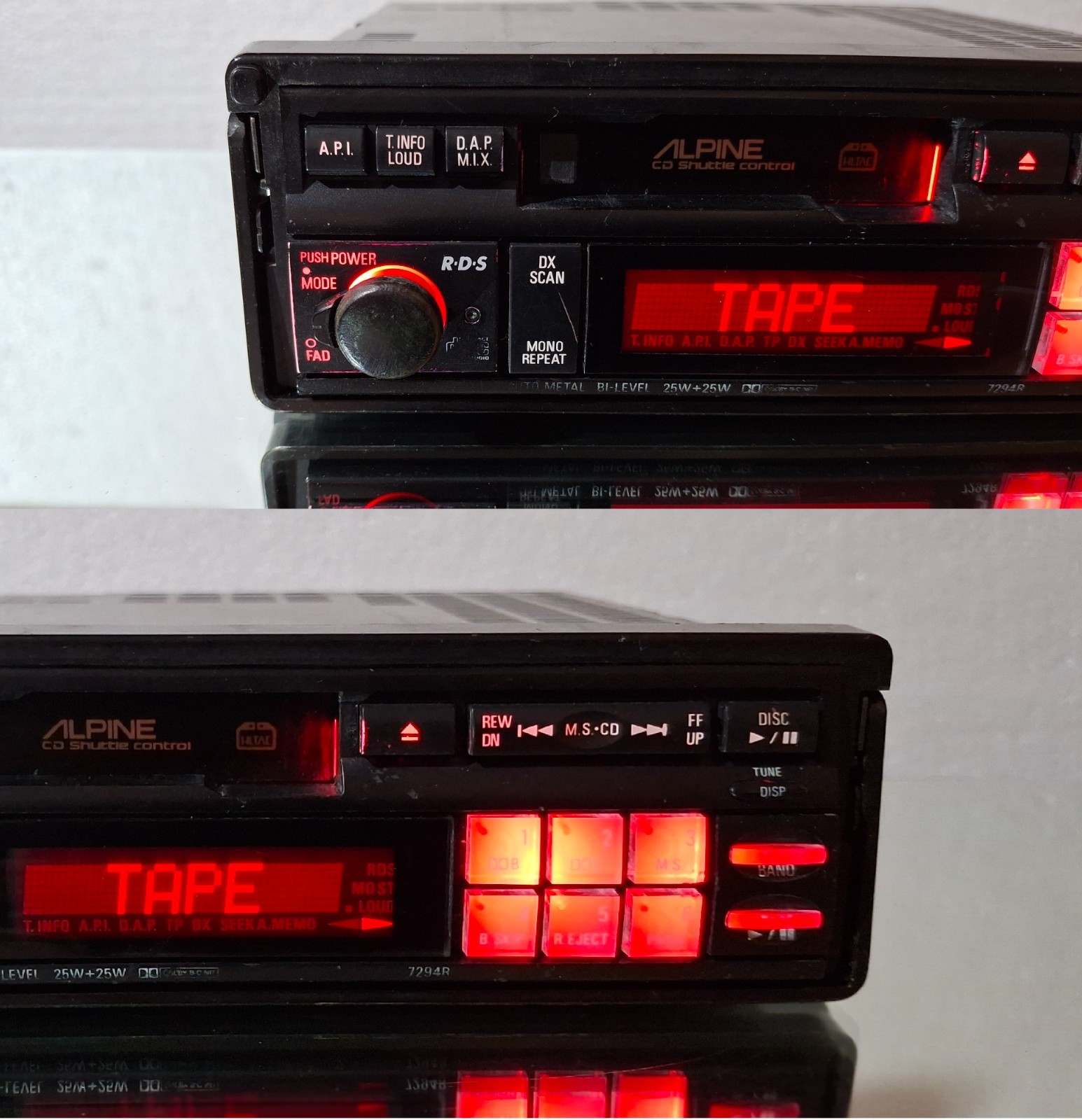 Oldschool Alpine 7294R Cassette Radio with Bluetooth | BMW Porsche Audi Mercedes