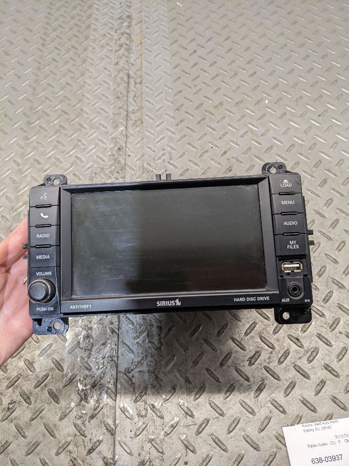 Audio Equipment Radio Receiver Face Plate ID Rhb Fits 12-13 DURANGO 1173822