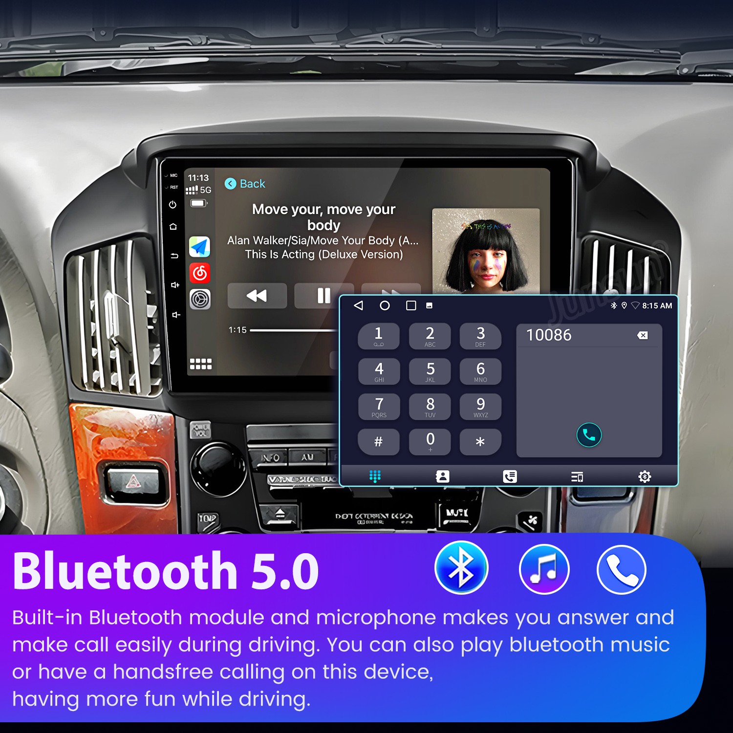 For 1998-2003 Lexus Rx300 6+128G CarPlay Android14 Car Stereo Radio GPS Nav WIFI