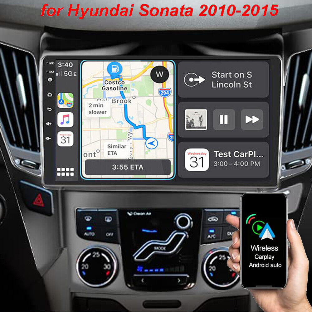 Car Stereo Radio Android 15 GPS Navi Wifi FM BT For 2011-2015 Hyundai Sonata 64G