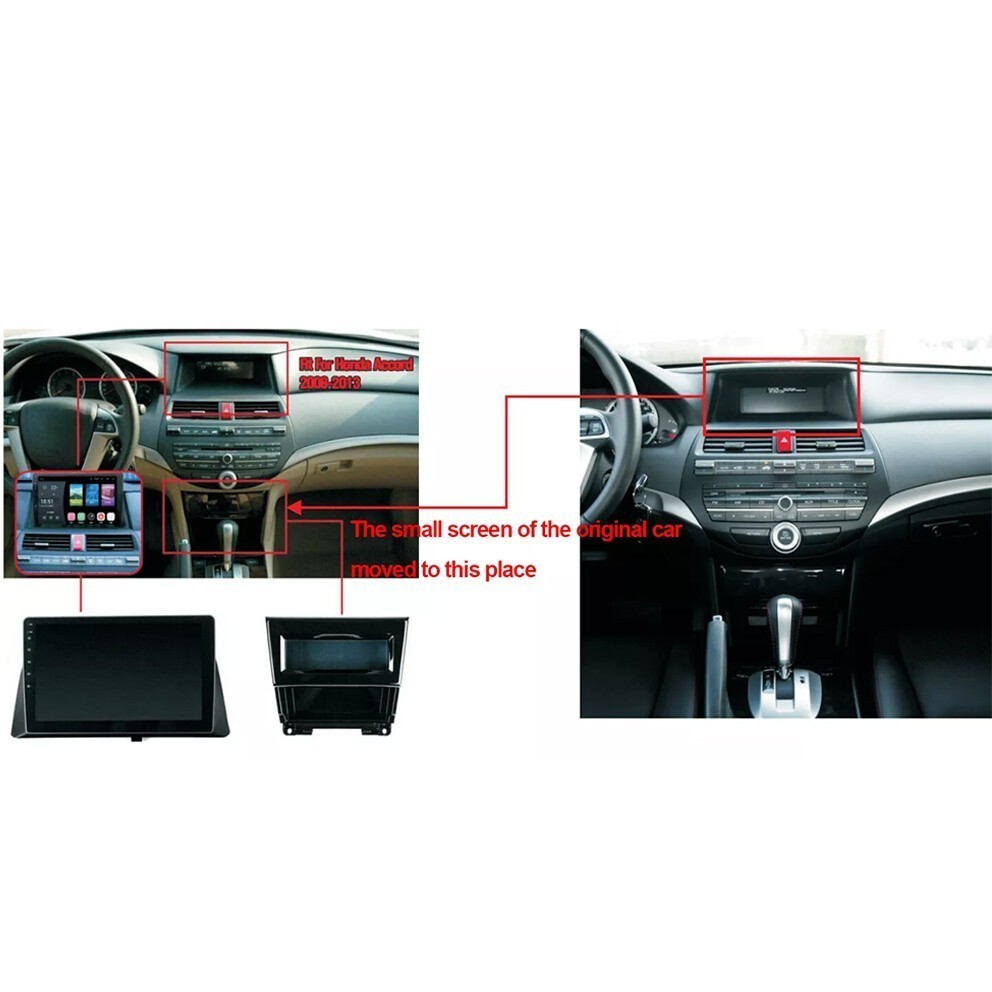 Car Radio Stereo Carplay For 2008-2012 Honda 8th Accord 4+64G 10in Navi GPS