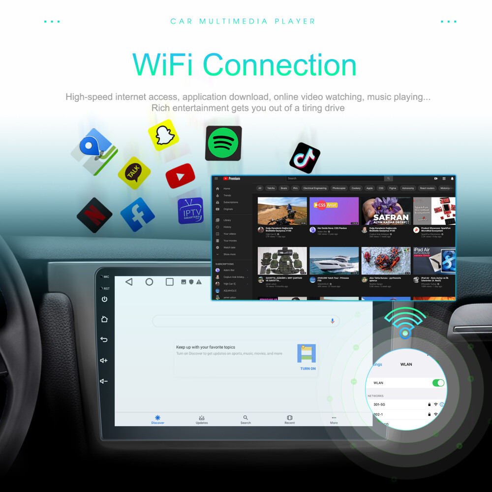For Mazda 6 2003-2008 Android 13.0 Car Radio Stereo Player GPS Navi WiFi CarPlay