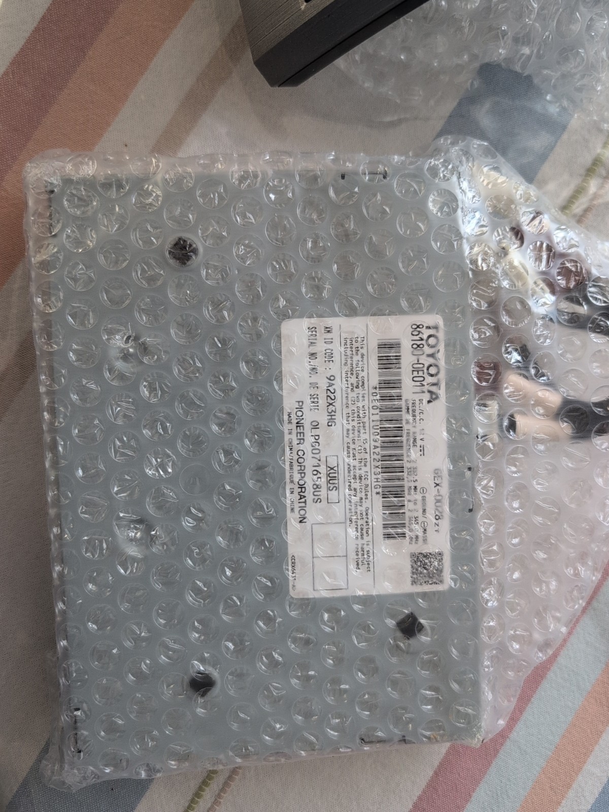 TOYOTA 86180-0E011 Radio Control Unit GEX-0028zt -like new!
