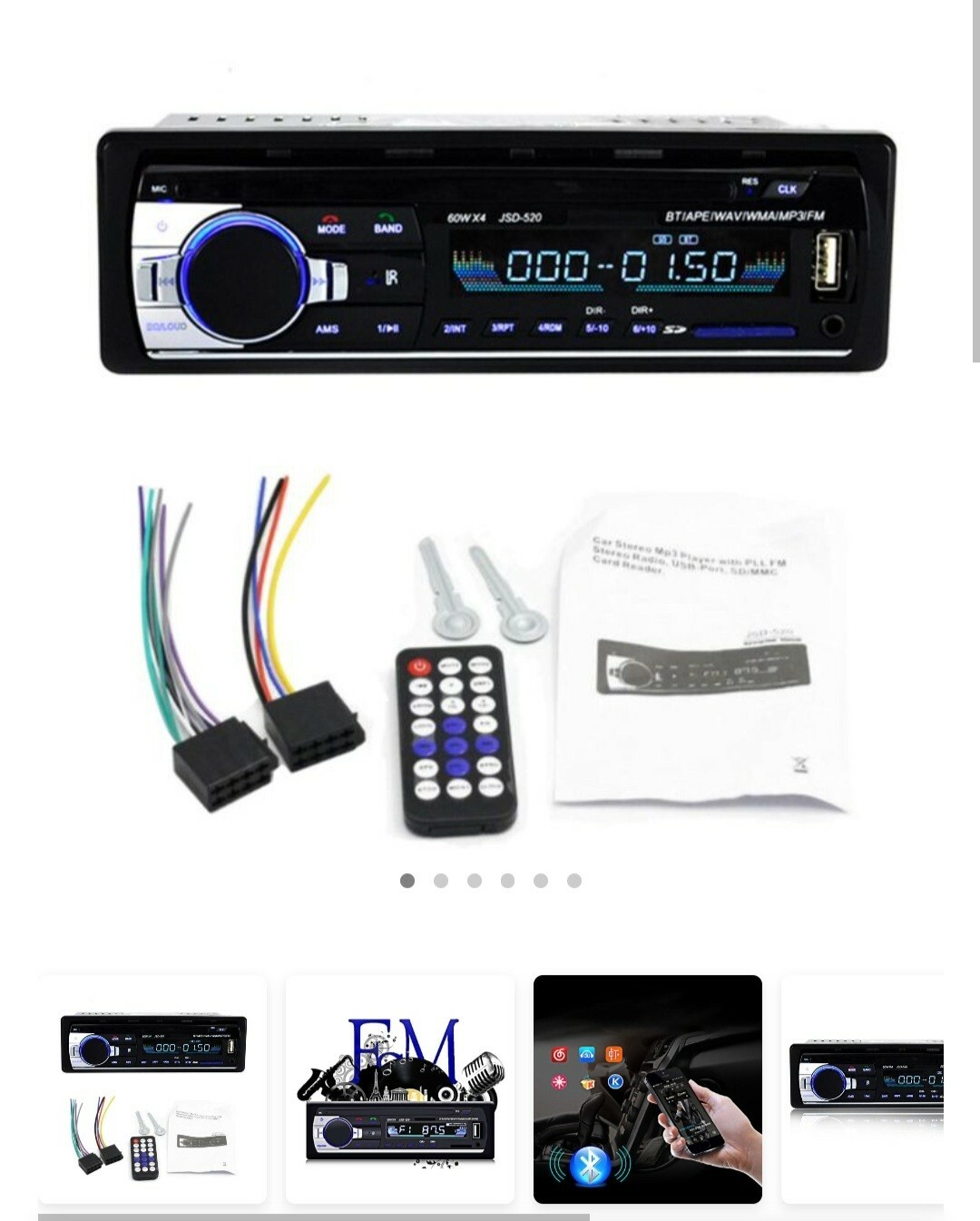 Polarlander JSD-520 Car Player