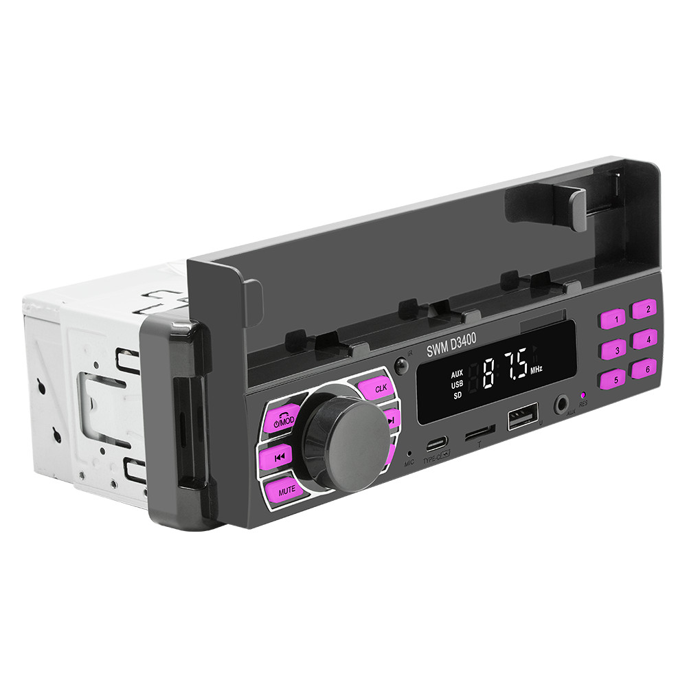 Car Radio Stereo Bluetooth AUX-In MP3 Player Stereo Digital Audio Positioner USB