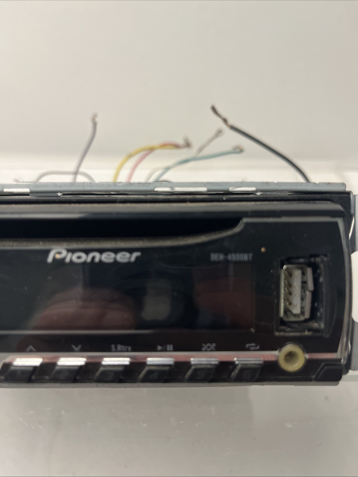 Pioneer DEH-4500BT Car Stereo CD Player Bluetooth USB AUX Radio Unit – Tested