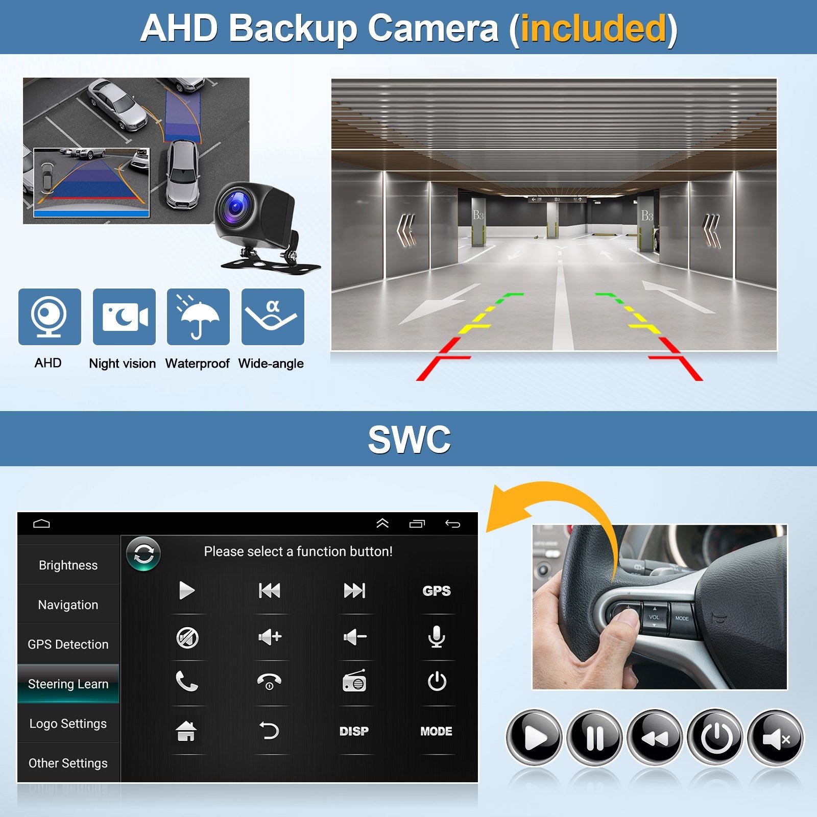 Car Stereo Radio For Ford F150 2009-2014 F-150 Carplay Android 15 GPS Navi SWC