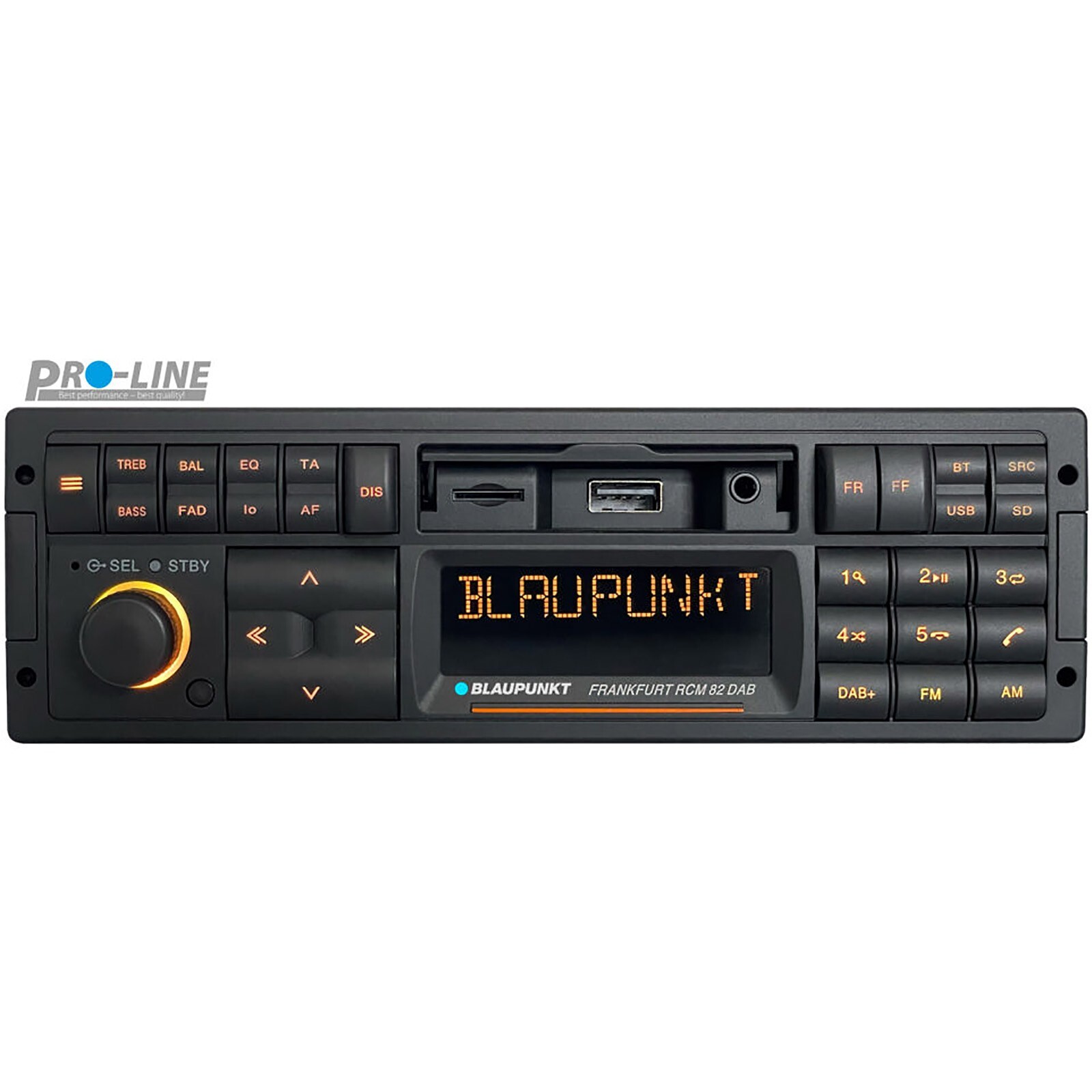 Retro Car Stereo Radio Blaupunkt Frankfurt RCM 82 DAB USB MP3 SD Bluetooth A2DP