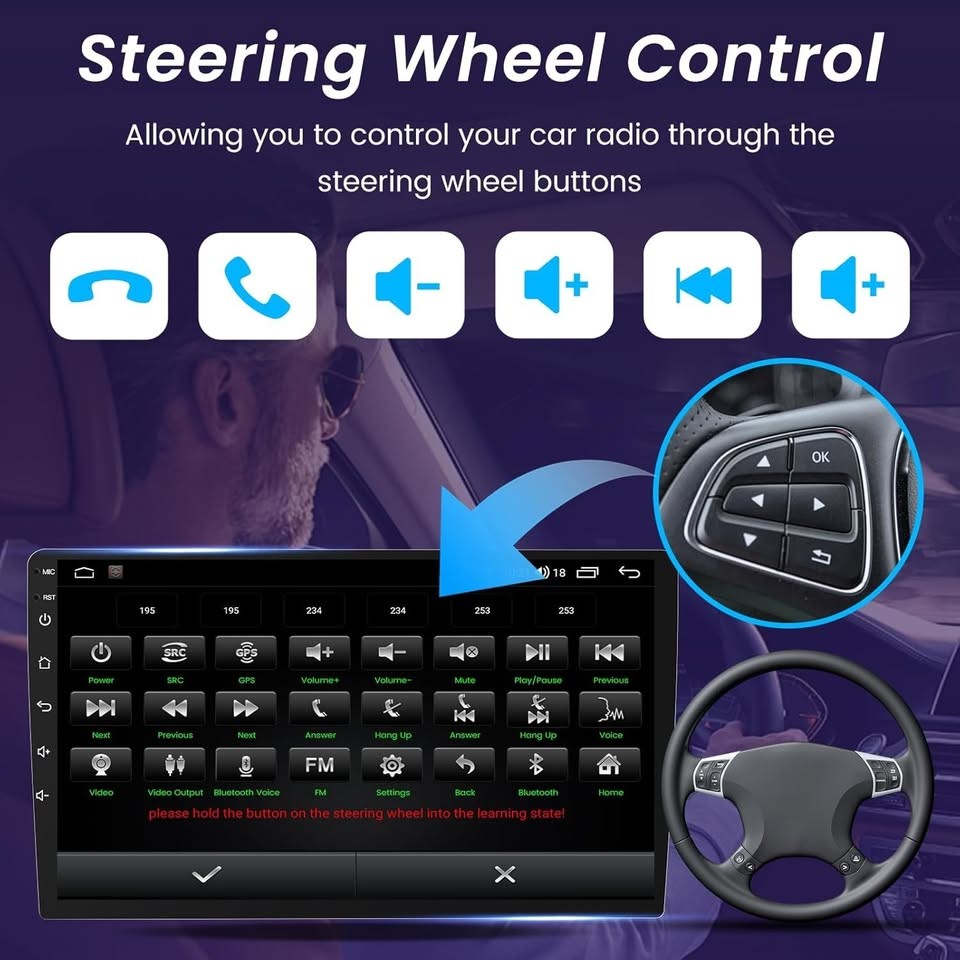 Dodge Ram 2002-2006 Jeep 1999-2006 6.8in CarPlay Android Auto Radio