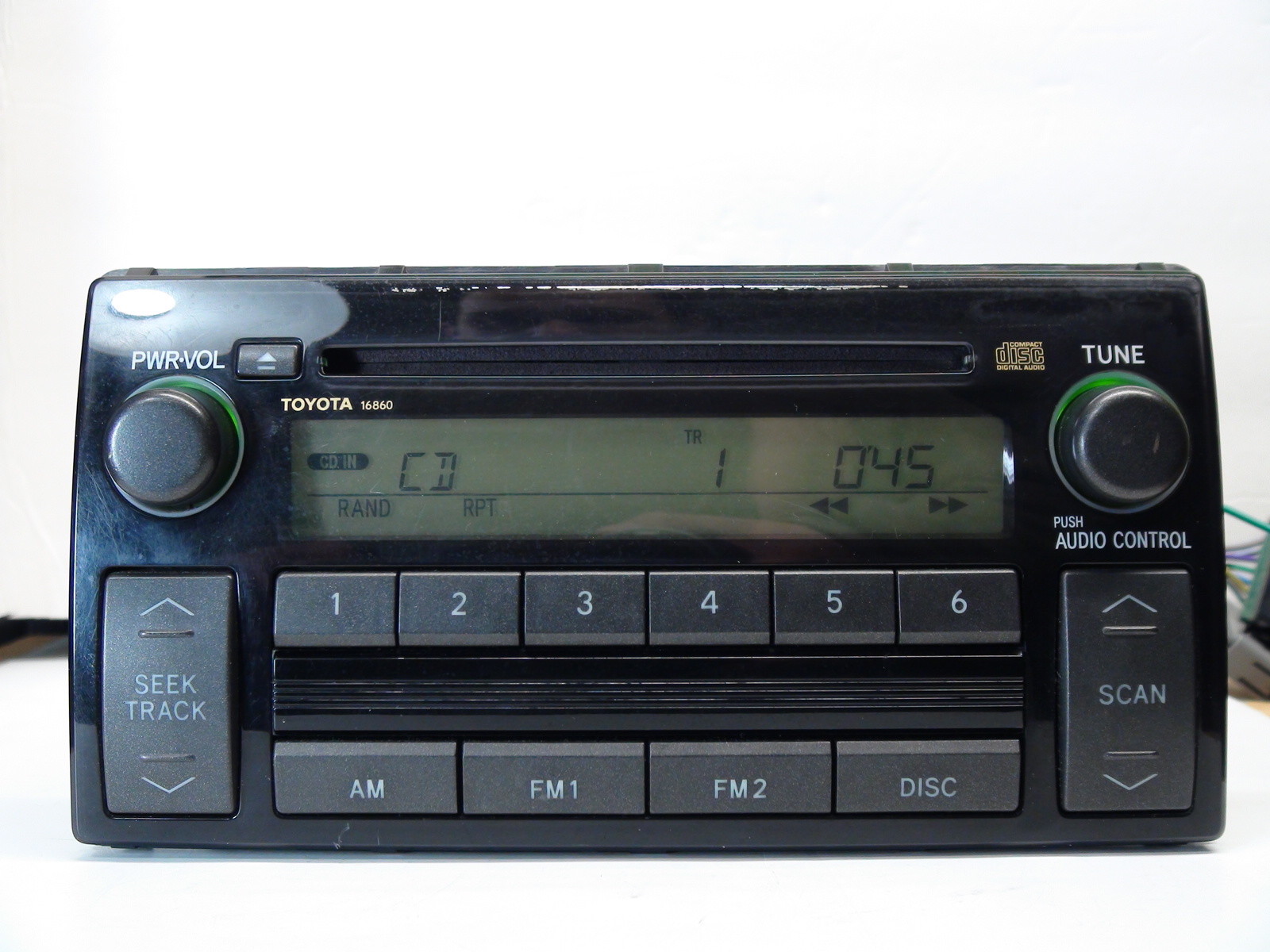 Toyota Camry 2005 2006 CD player base Fujitsu Ten none-JBL 16860 TESTED