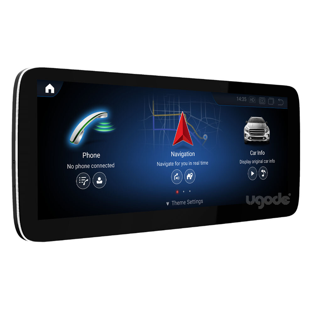 Ugode 12.3in Android Screen CarPlay GPS Mercedes Benz C GLC W205 2014-2019 NTG5