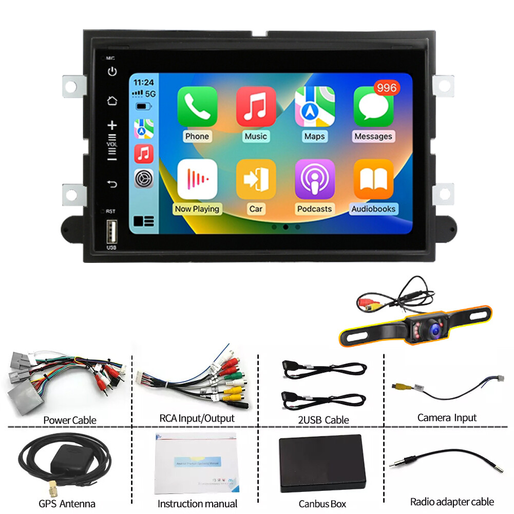 For 2005-2007 Ford F-250 F-350 F-450 F-550 7″ Android 13 Carplay Stereo Radio