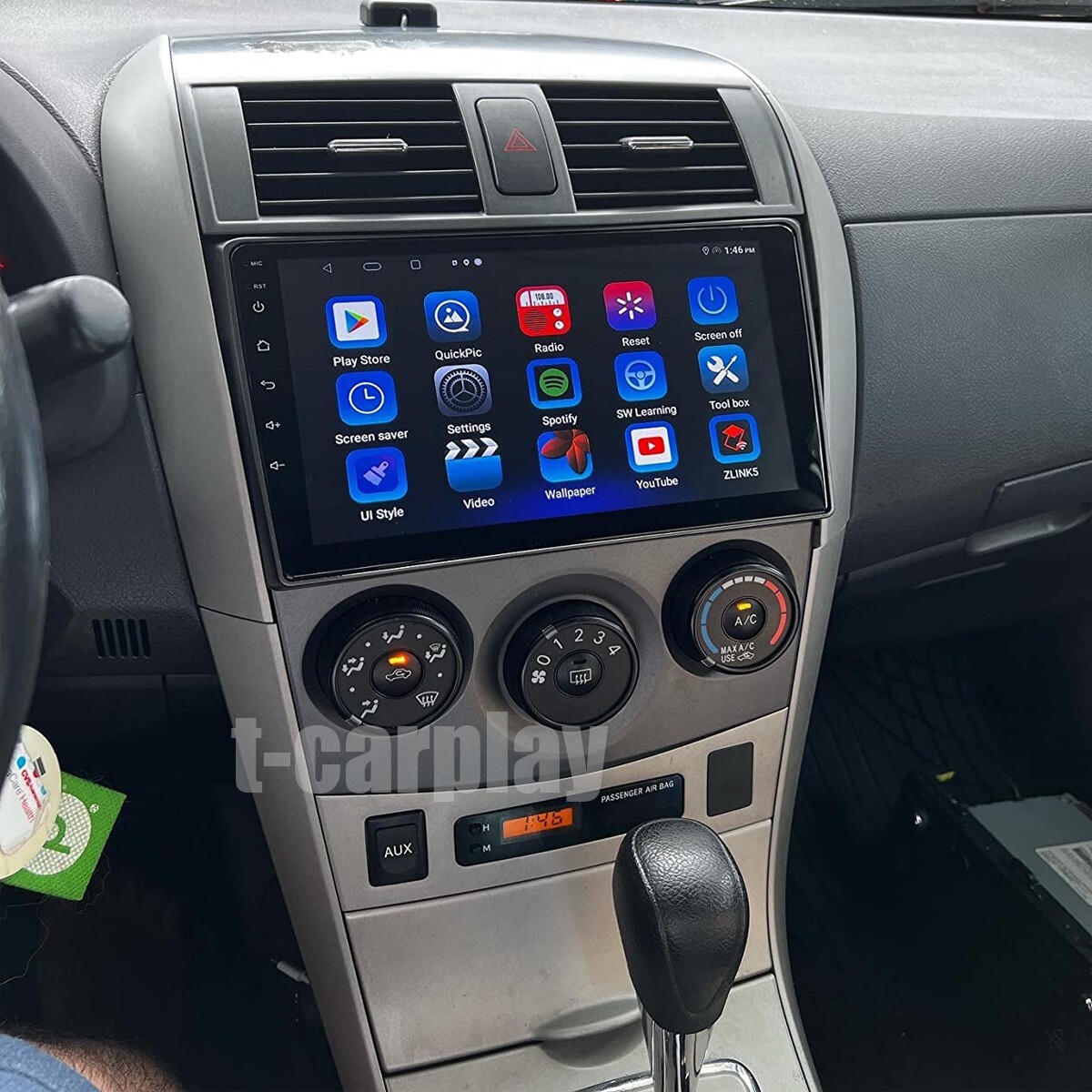 Car Radio Stereo Carplay For 2009-2013 Toyota Corolla 4+64G 9in Radio wifi