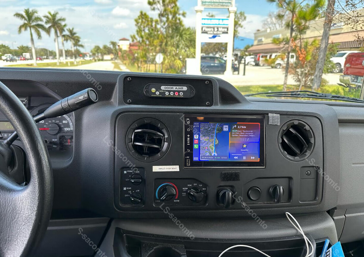 For 2009-2014 Ford E150 E250 E350 7″ Android 13 Carplay Car Stereo Radio GPS Nav