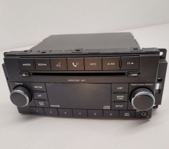 2009 2010 2011 Dodge Ram 1500 Radio Receiver AM FM CD RES With Satellite Oem