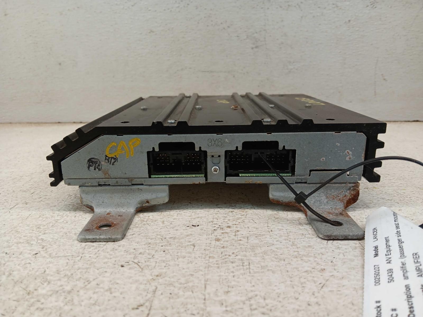 08-13 Mitsubishi Lancer Radio Amplifier Pass. Seat Mnted *May Need Programming*