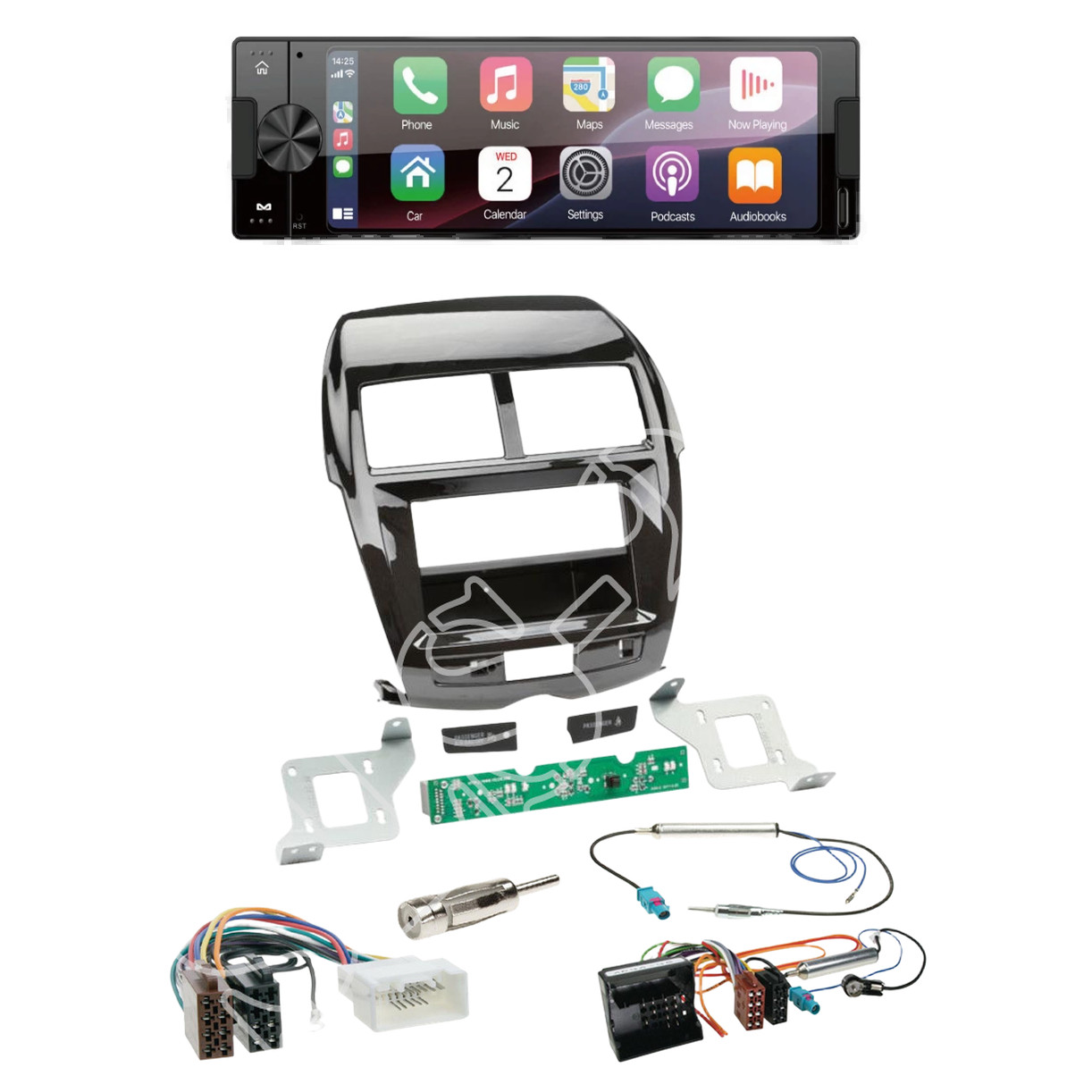 Ampire CPR60 Radio DAB Bluetooth With Fitting Kit For Citroen C4 Aircross (B)