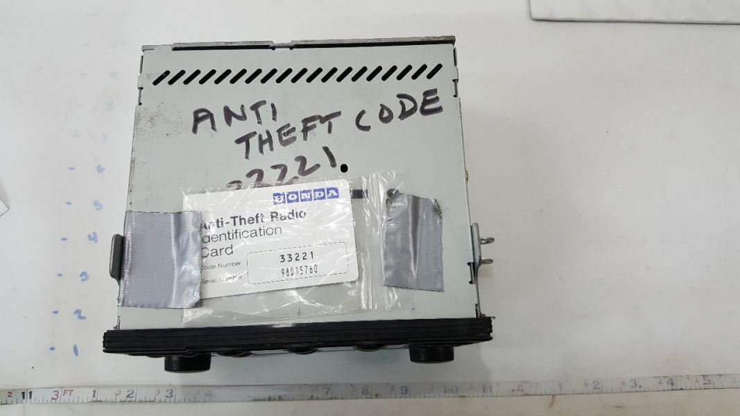 98-00 Honda Accord Radio/CD Player