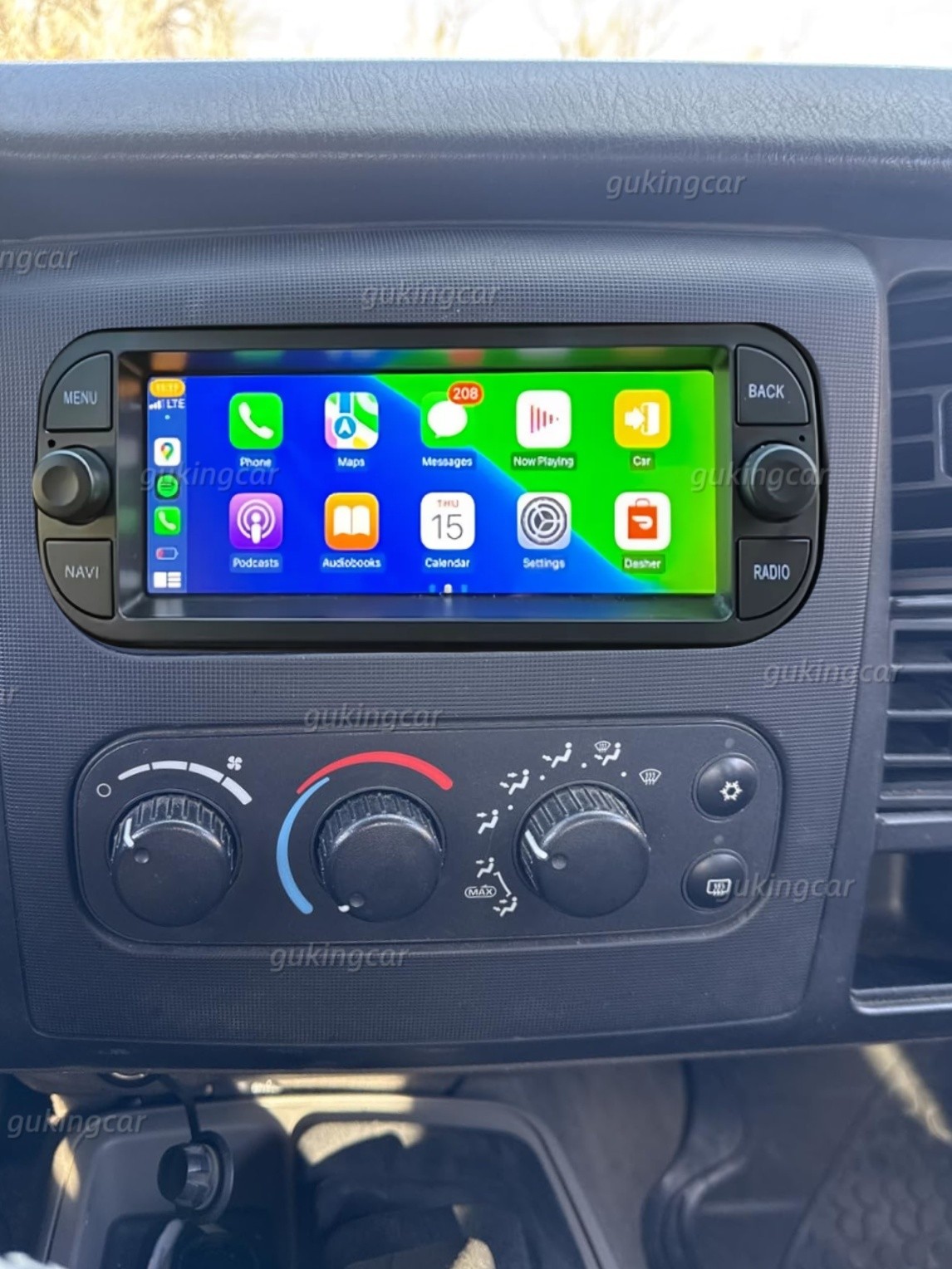 para 2001 2002-2004 DODGE DAKOTA CARPLAY ANDROID Radio Estéreo de Coche GPS