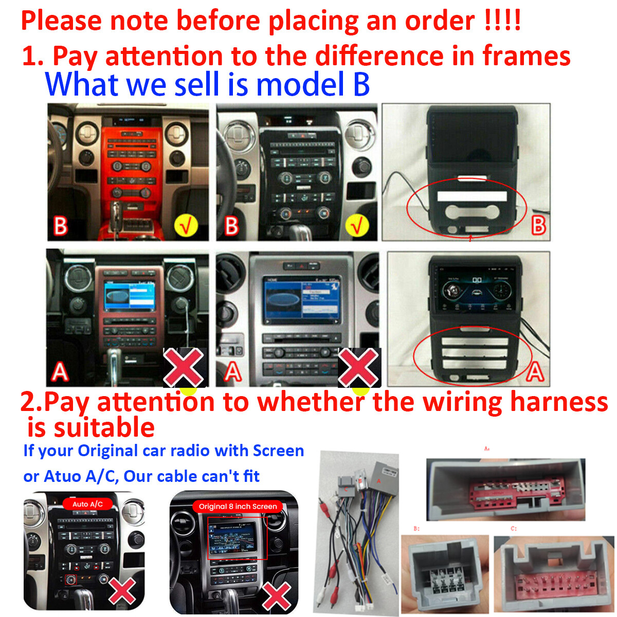 Android12 CarPlay Car Stereo GPS Radio Rear Camera For Ford F-150 F150 2009-2012
