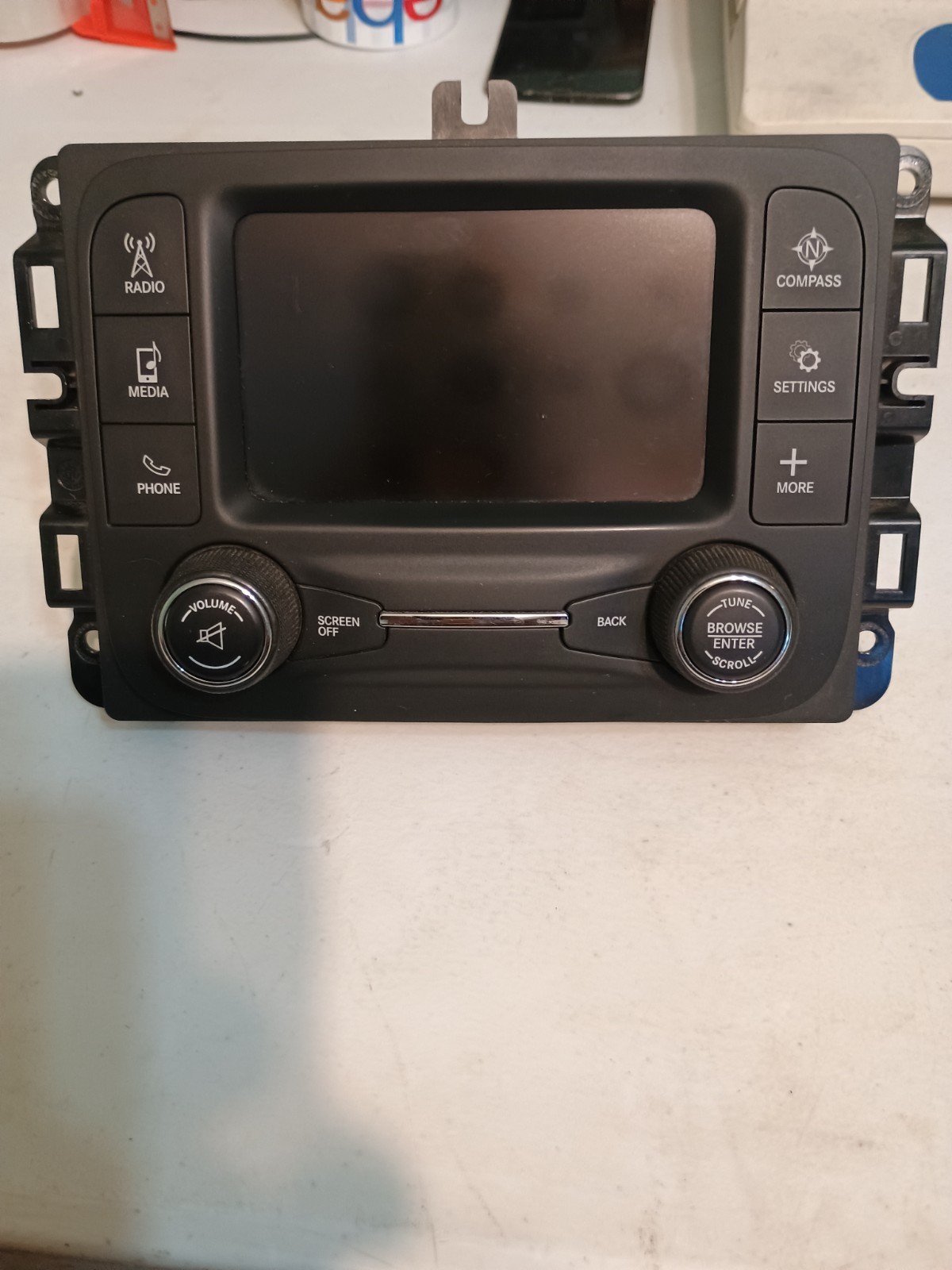 5″ U Connect VP2 RA2 Ram 13-18 Factory Radio P68228668AD For Parts Not Working.