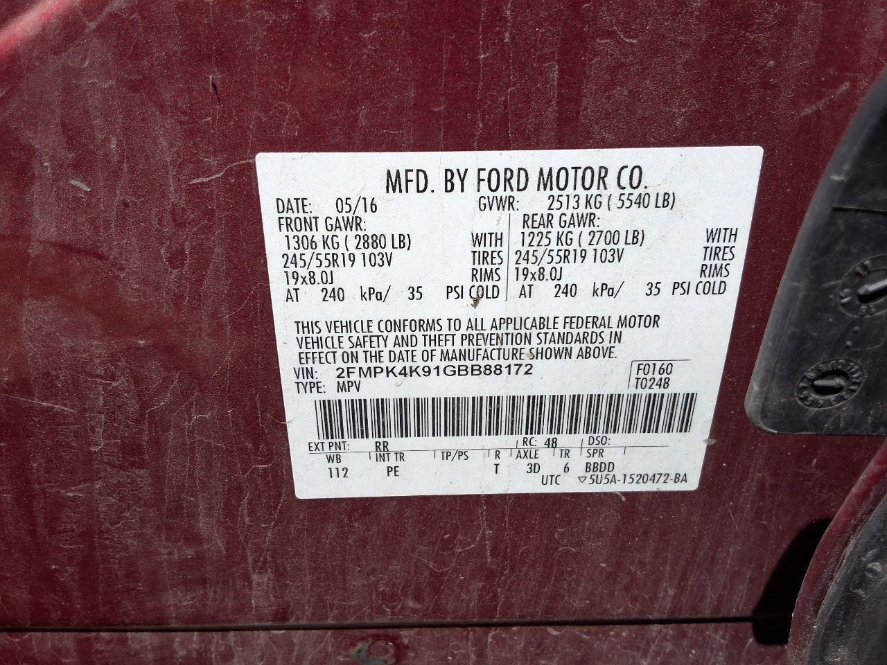 Audio Equipment Radio Control Panel 8.0″ Screen Opening Fits 16 EDGE 1375615