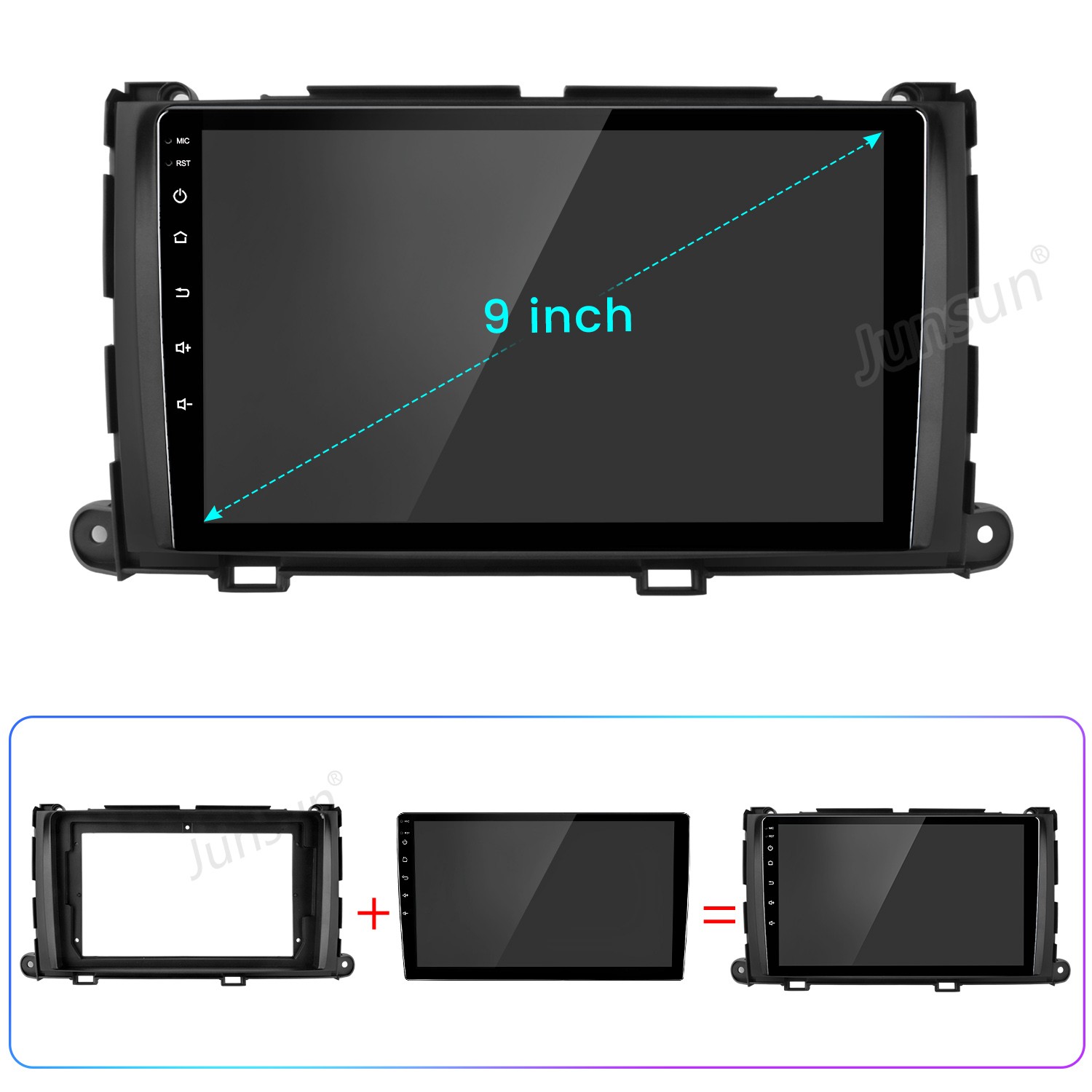 Car Stereo Radio GPS Navi For Toyota Sienna 2011-2014 6+128GB Carplay Android 15