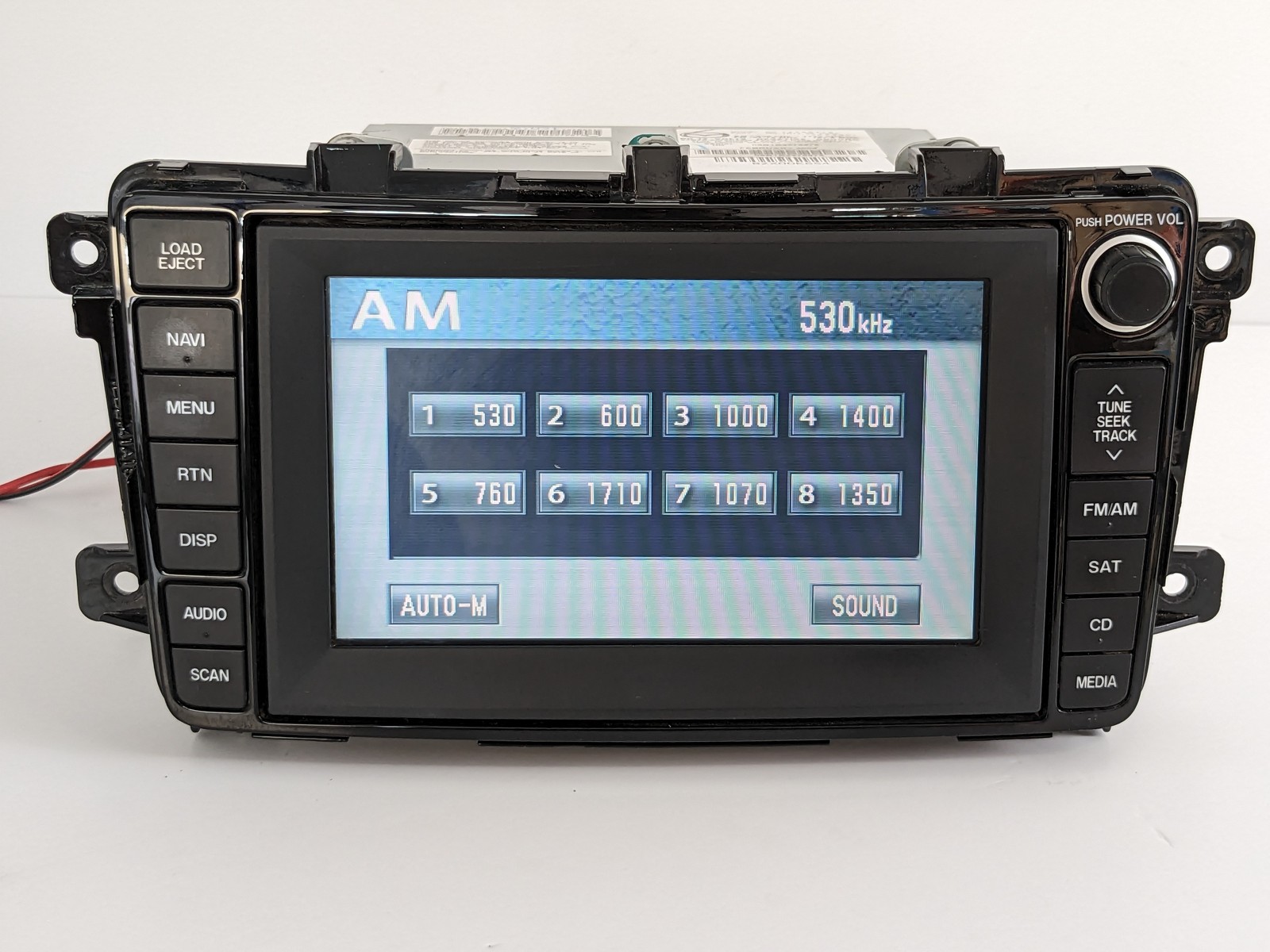 2007-2009 Mazda CX9 CX-9 RADIO NAVIGATION Screen Display TD14 66 DV0A