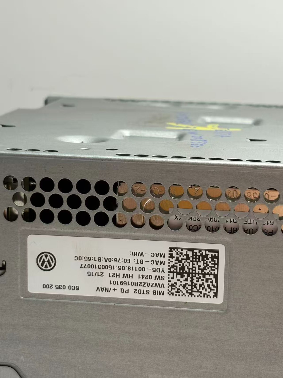 OEM 5C0035200B VOLKSWAGEN JETTA RADIO DISPLAY SCREEN RECEIVER 2017