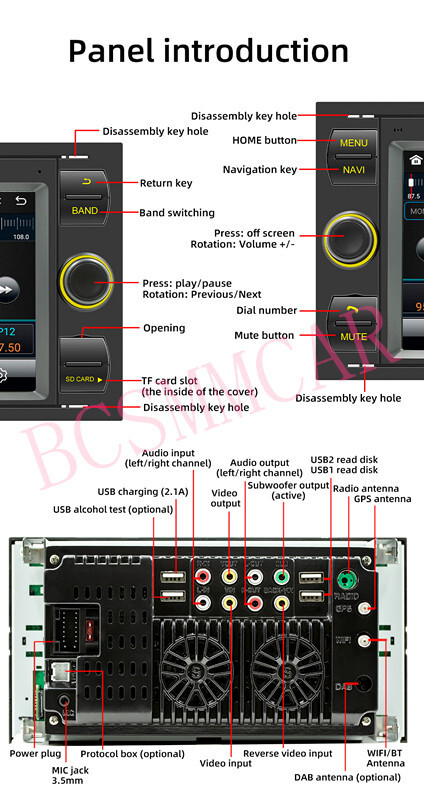 Fit For Ford Transit 2007-2024 Car Radio Stereo 7in Android 12 GPS WIFI Player