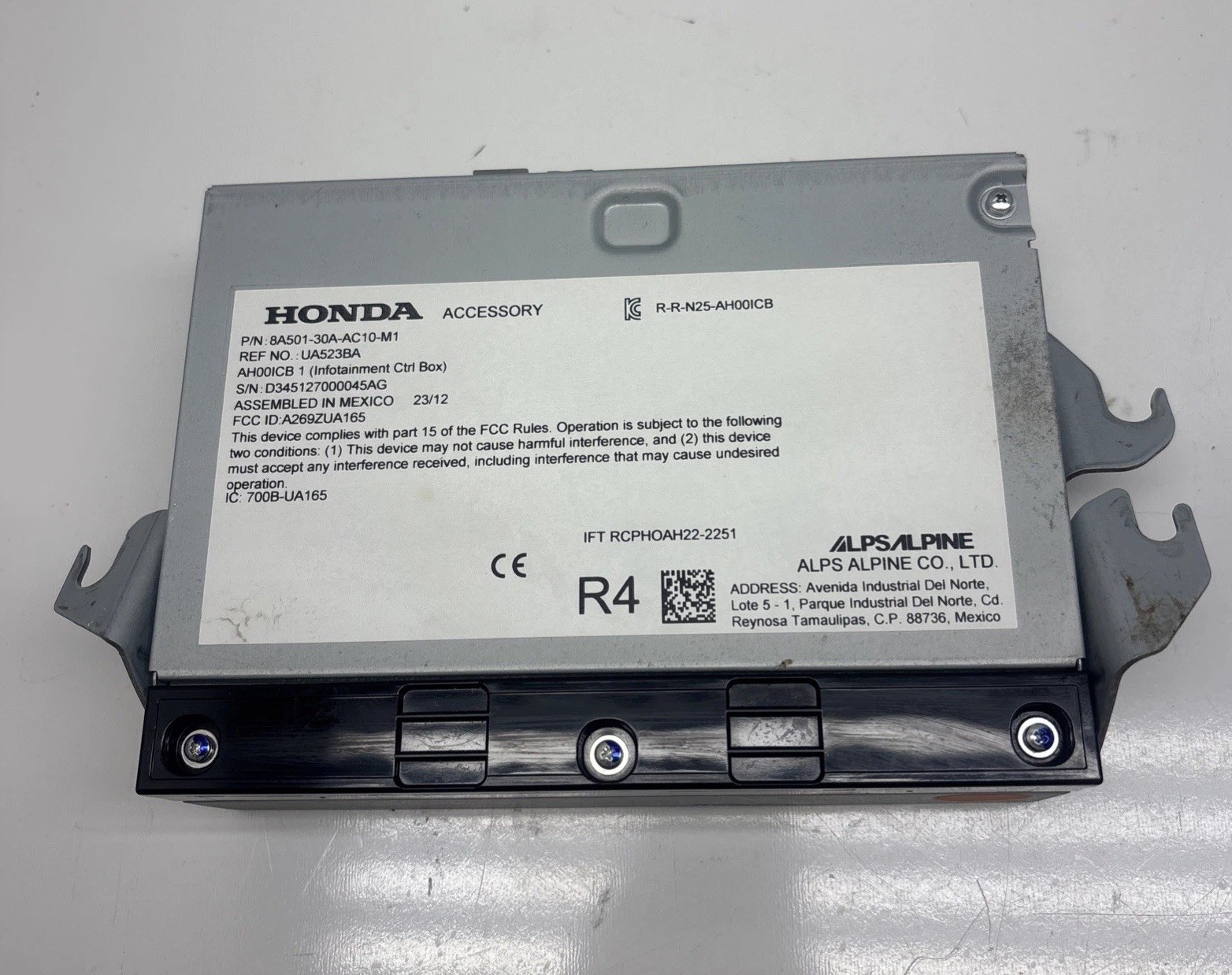 2023-24 HONDA ACCORD HYBRID SPORT RADIO RECEIVER HEAD UNIT OEM 8A501-30A-AB10-M1