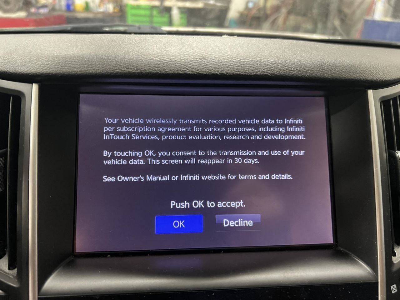 Info-GPS-TV Screen Display Screen Dash Fits 16-17 INFINITI Q50 243431