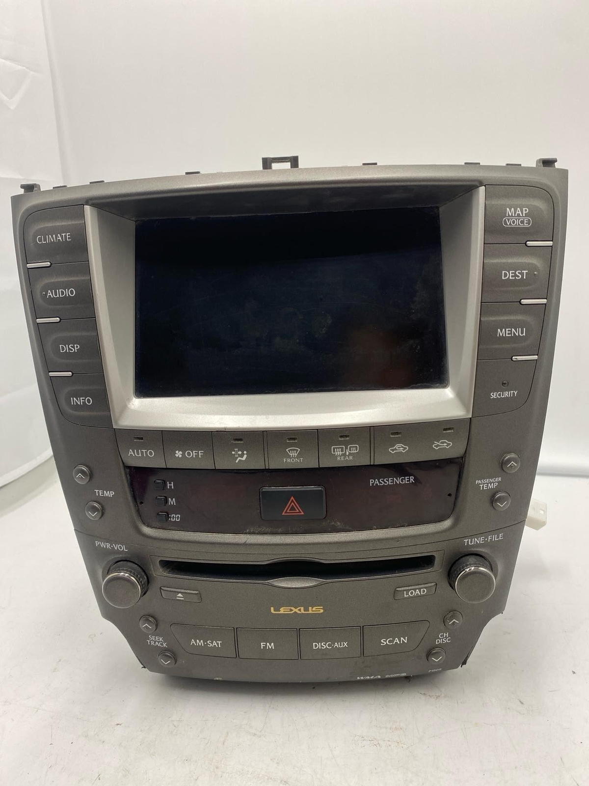 2006-2008 LEXUS IS250 Receiver/Screen/Heater AC Control OEM#86111-53050