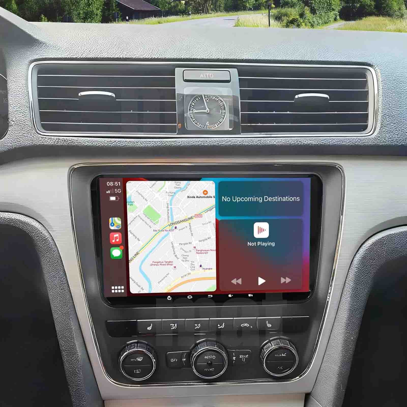 9in Car Stereo Radio For VW Rabbit 2006-2009 Android13 CarPlay GPS Navi FM/RDS