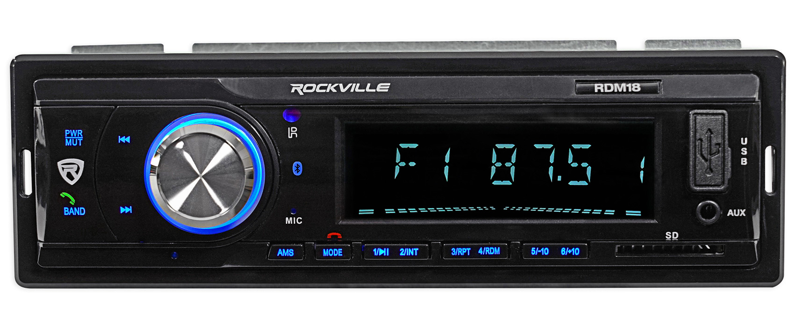 1-Din Digital Media Bluetooth AM/FM/MP3 USB/SD Receiver For 98-00 Dodge Durango