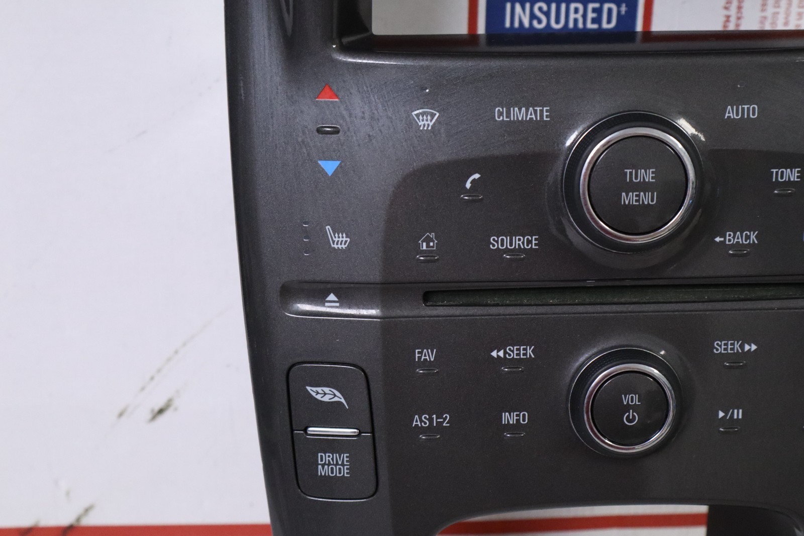 2011 2012 2013 2014 2015 CHEVY VOLT RADIO AND CLIMATE CONTROL PANEL
