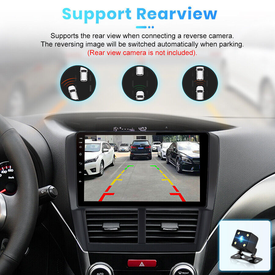 Apple CarPlay Android 15 Car Stereo Radio GPS WiFi For Subaru Forester 2009-2013