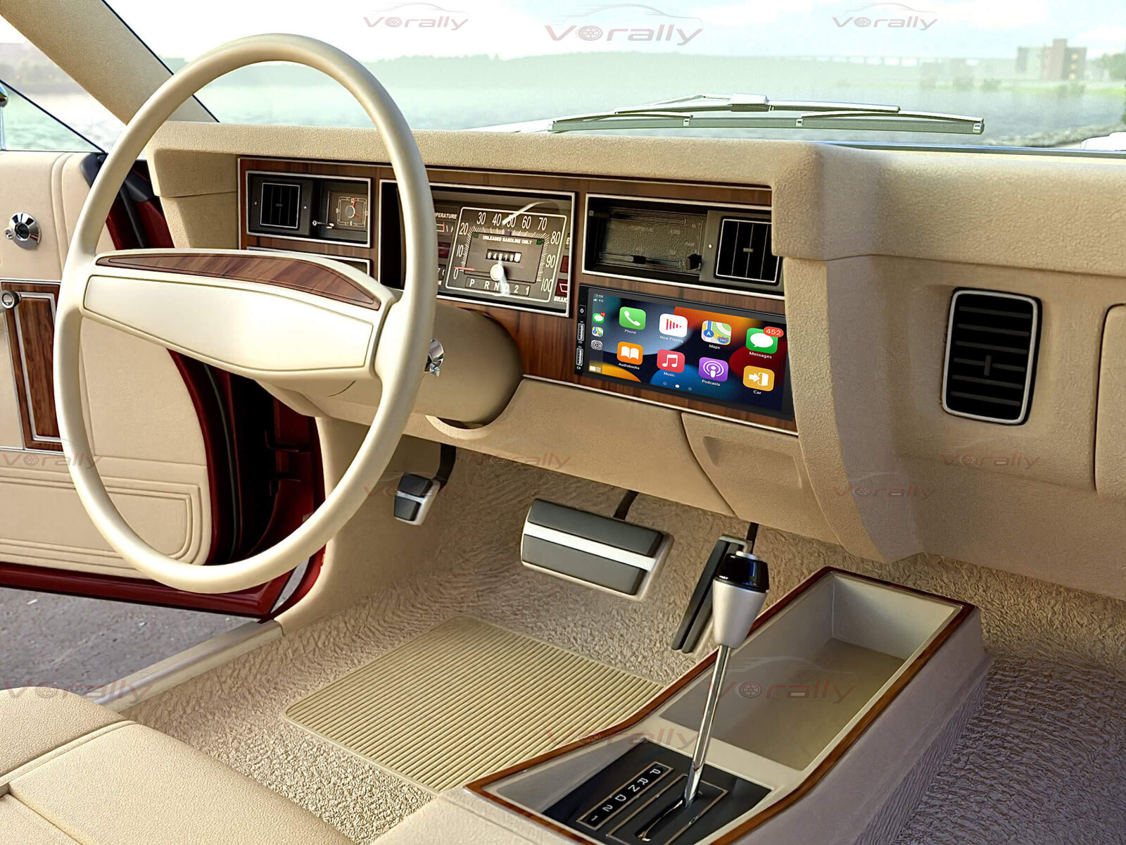 Carplay For 1976-1980 Plymouth Volare Android 15 Car Stereo Radio GPS WIFI NAVI