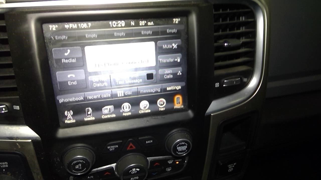 Audio Equipment Radio Receiver With Navigation Fits 15 DODGE 1500 PICKUP 1295516