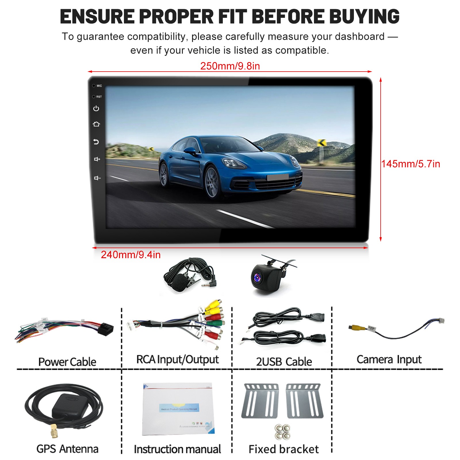 10.1″ For Mercedes Benz Sprinter 2018-22 Carplay Android 15 Car Stereo Radio GPS