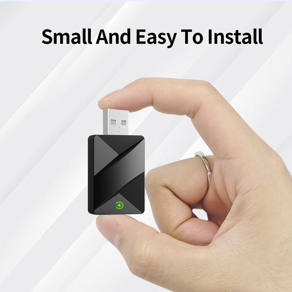 USB Wireless CarPlay Adapter for Apple iPhone & Android Auto Dongle Plug＆Play US
