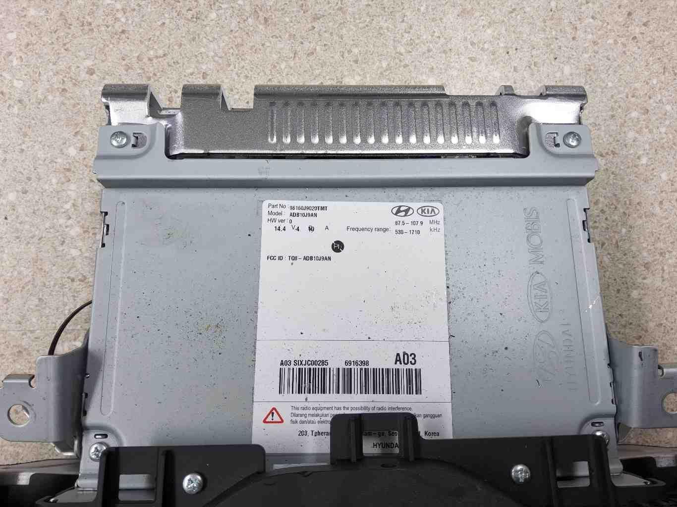 96160j9020tmt Audio & Visual Equip.(radio) HYUNDAI KONA 18 19 20 21