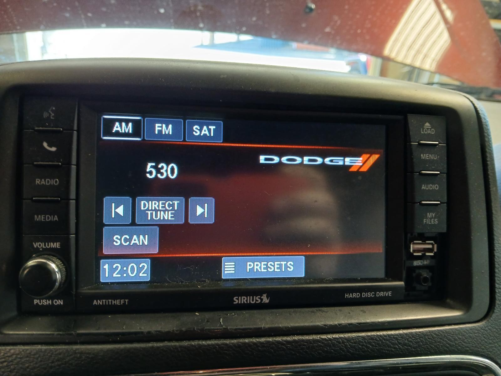 2012-2020 Dodge Caravan Radio/Receiver w/Display, 6.5″ Screen **MISSING KNOB**