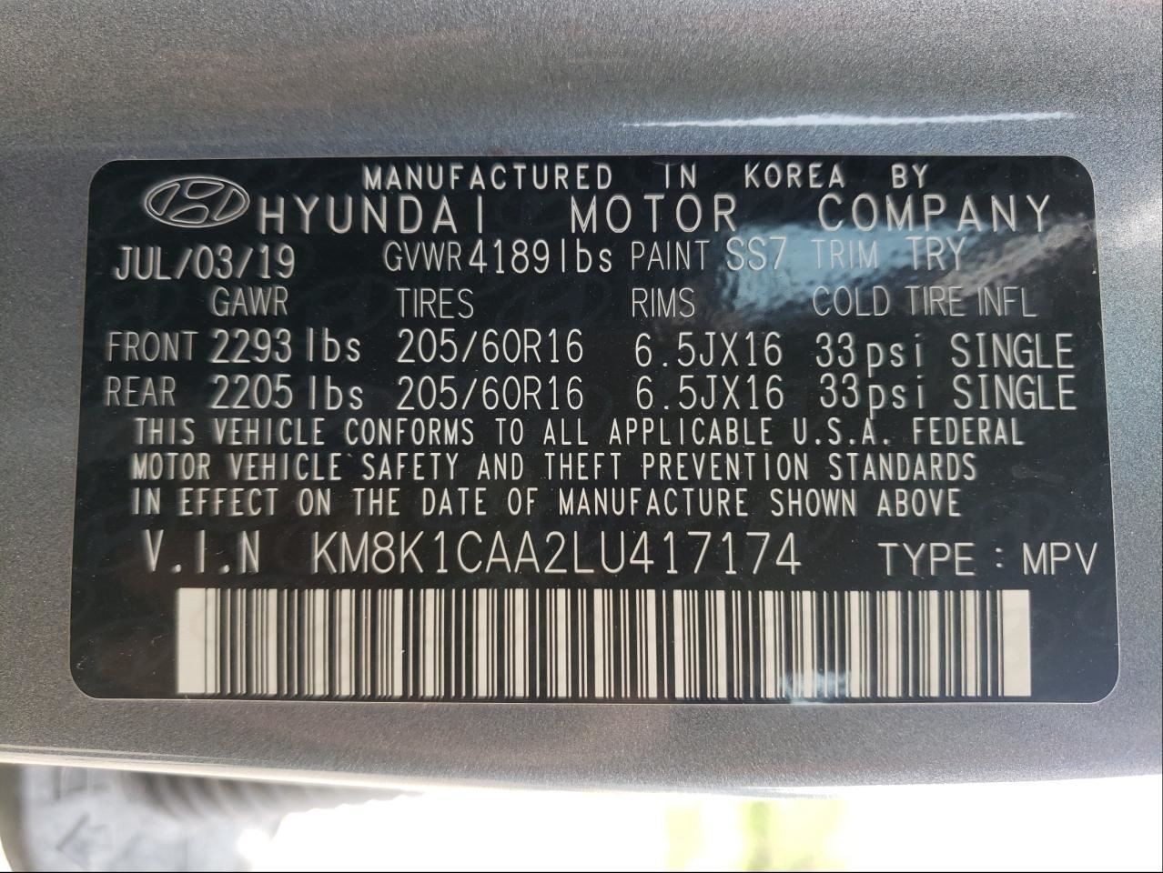 Audio Equipment Radio Display And Receiver US Market Fits 18-21 KONA 3830811