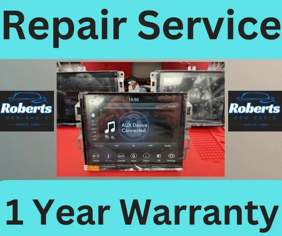 *SCREEN REPAIR SERVICE* 2013 – 2016 Dodge RAM JEEP VP4 RA4 OEM Touch Screen