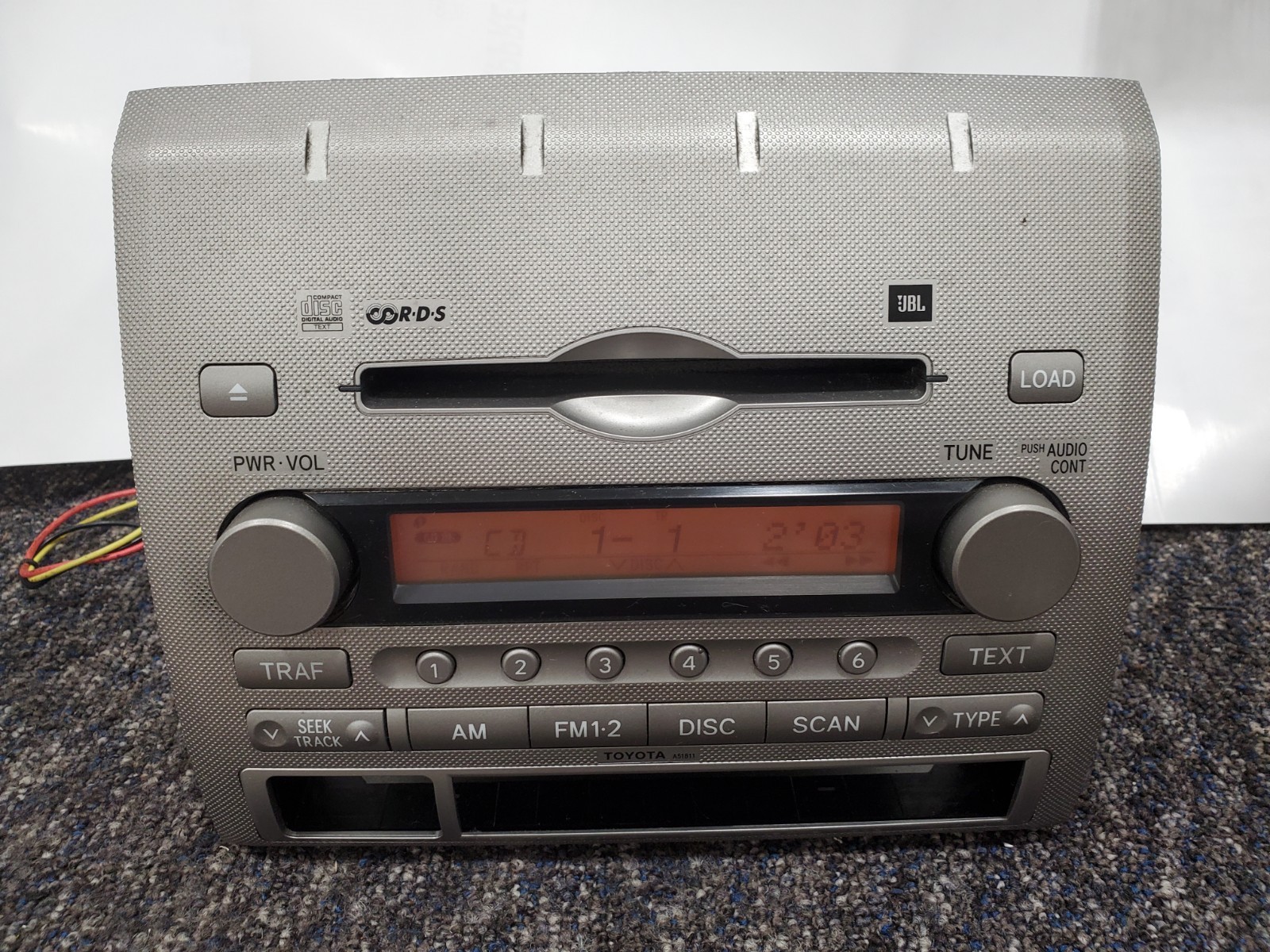 2005 – 2011 Toyota Tacoma AM FM Radio Stereo CD Player Factory OEM 86120-04130