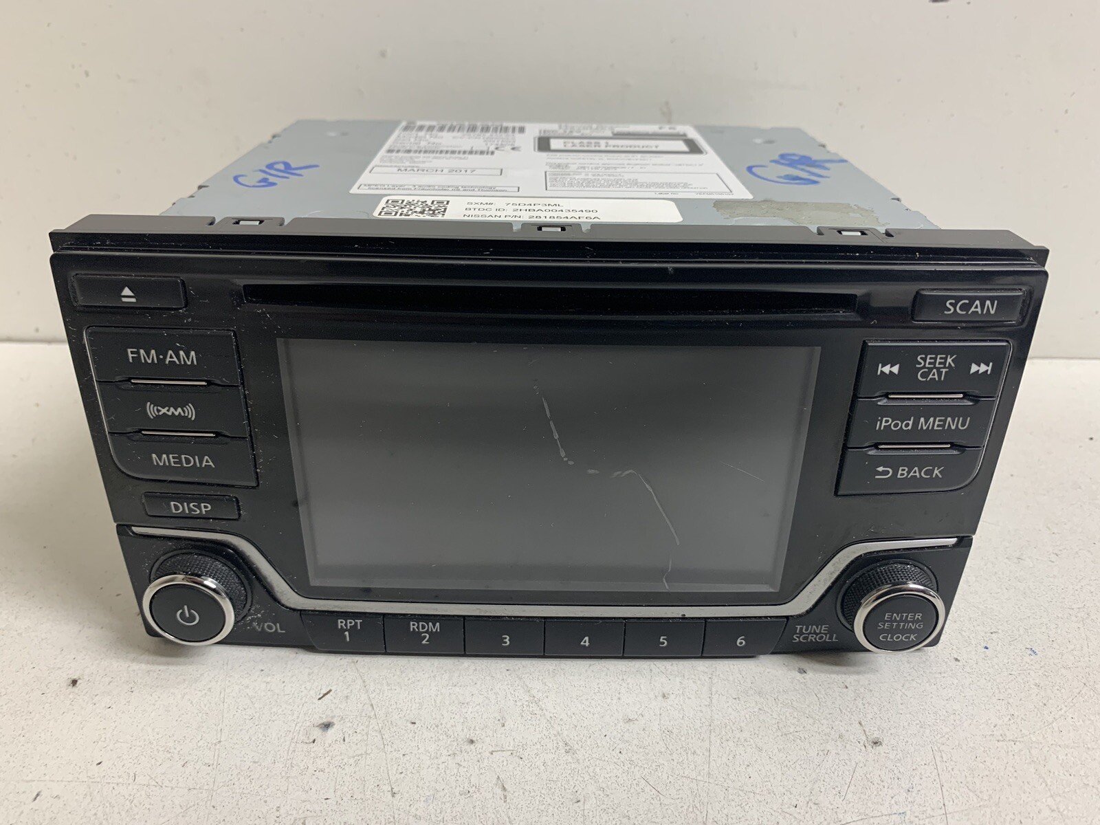 2017-2019 Nissan Sentra NON-NAV Radio Stereo w 5″ Screen 28185 4AF6A